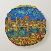 スターリースターリーナイトフローレンスイタリア装飾用クッション ラウンドクッション (裏面)