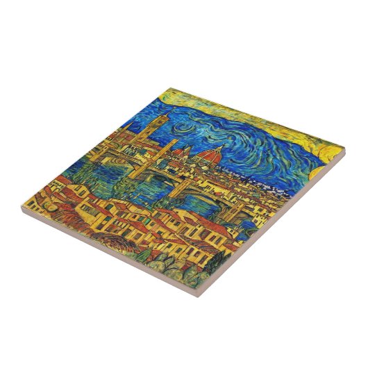 スターリースターリーナイトフローレンスイタリア タイル (側面)