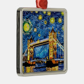 スターリースターリーナイトロンドンイングランド メタルオーナメント (右)