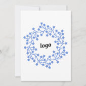 スターリースロゴビジネスホリデーカード シーズンカード (正面)