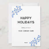 スターリースロゴビジネスホリデーカード シーズンカード (裏面)