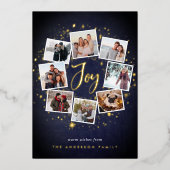 スターリース |写真のコラージュ 箔シーズンカード (正面)