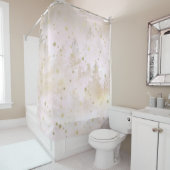 スターリーソフト赤面ホワイトフォレストドリーム#1 #decor シャワーカーテン (インサイチュ)