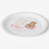 スターリードリームビッグリトルワンスリーピーベア誕生日 ペーパープレート (アングル)