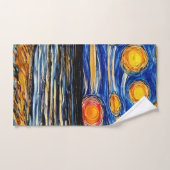 スターリーナイトアットザビーチ ハンドタオル (ハンドタオル)