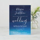 スターリーナイトアンダーザスターズ結婚式招待状 招待状 (スタンド正面)