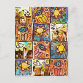 スターリーナイトイスラエルHamsaはがき ポストカード (正面)