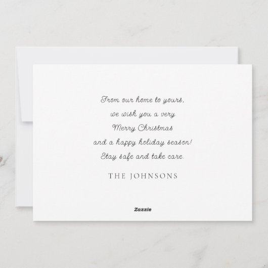 スターリーナイトウィンタースカイシモダンックエレガントシック シーズンカード (裏面)