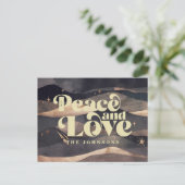 スターリーナイトウィンタースカイシモダンックエレガントシック シーズンポストカード (スタンド正面)