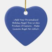 スターリーナイトエンジェルアートギフトオーナメント セラミックオーナメント (裏面)