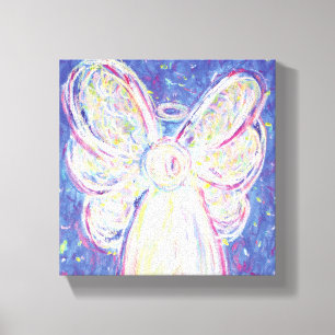 スターリーナイトエンジェル絵画ズキャンバスプリントアート キャンバスプリント