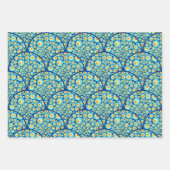 スターリーナイトオンシードゥードルアートデコホタテ ラッピングペーパーシート (正面3)