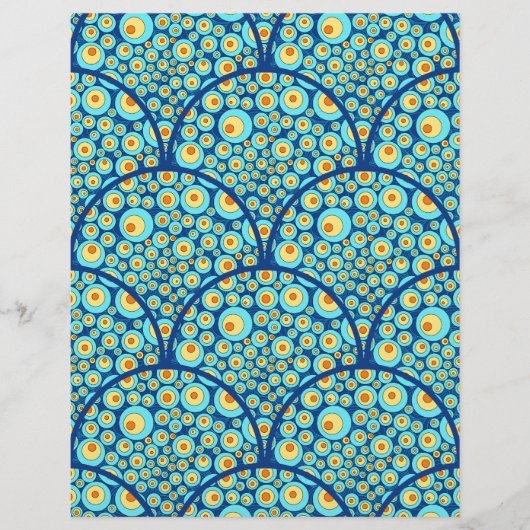 スターリーナイトオンシードゥードルデコスクラップブックペーパー (正面)