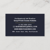 スターリーナイトオーバーザローネアート先生 名刺 (裏面)