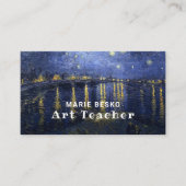 スターリーナイトオーバーザローネアート先生 名刺 (正面)