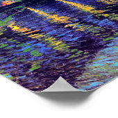 スターリーナイトオーバーザローネヴァンゴッホファインアート ポスター (角)