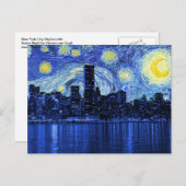 スターリーナイトオーバーニューヨークシティ ポストカード (正面/裏面)