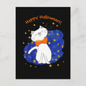スターリーナイトキティキャットハロウィーン シーズンポストカード (正面)