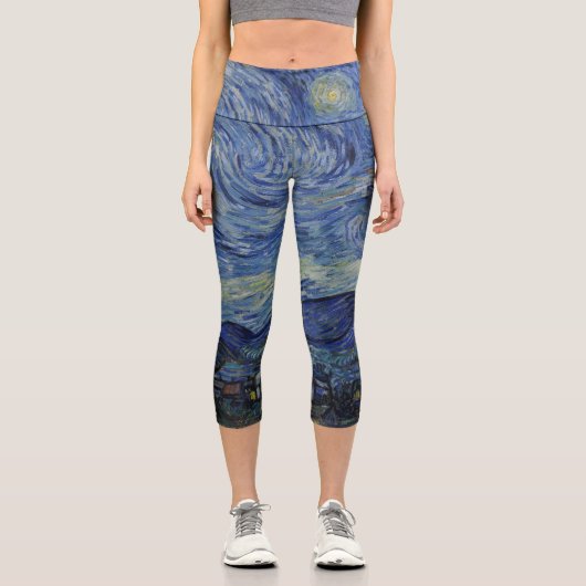 スターリーナイトキャプリヨガパンツ カプリレギンス (正面)