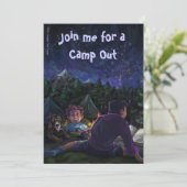 スターリーナイトキャンプアウト招待状 招待状 (スタンド正面)