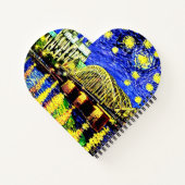 スターリーナイトケルンドイツ大聖堂 ノートブック (裏面)