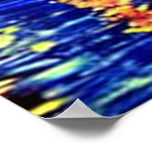 スターリーナイトケルンドイツ大聖堂 ポスター (角)