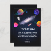 スターリーナイトコズミッククエスト誕生日 サンキューカード (正面/裏面)
