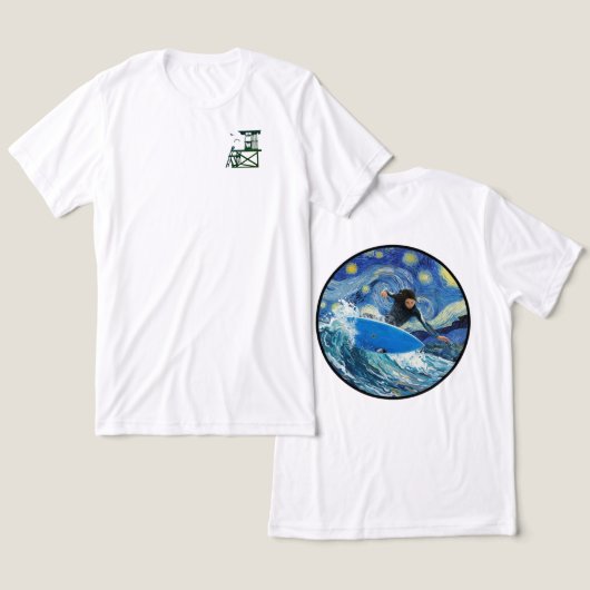 スターリーナイトサーファー トライブレンドＴシャツ (デザイン正面&裏面)