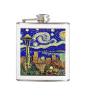 スターリーナイトシアトルワシントン フラスク (正面)