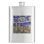 スターリーナイトシアトルワシントン フラスク (正面)