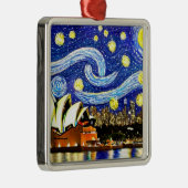 スターリーナイトシドニーオーストラリアオペラハウス メタルオーナメント (右)