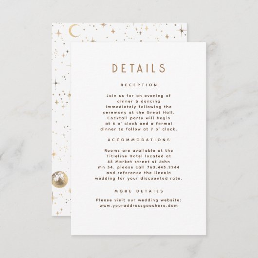 スターリーナイトシナ結婚ルの詳細 エンクロージャーカード (正面/裏面)