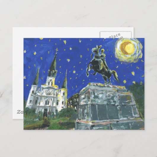 スターリーナイトジャクソンスクエア ポストカード (正面/裏面)