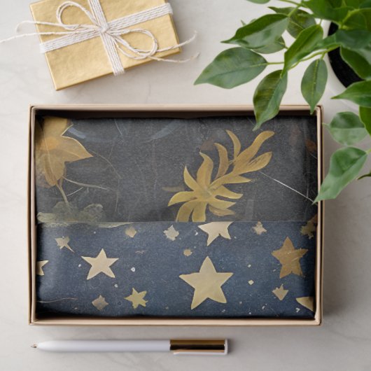 スターリーナイトスカイアールヌーボードリームガールデコップページ 薄葉紙 (ギフト)