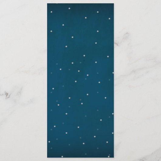 スターリーナイトスカイ結婚ズのディナーメニューテンプレート メニュー (裏面)