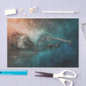 スターリーナイトスチームパンクギアとメタルファンタジー 薄葉紙 (クラフト)