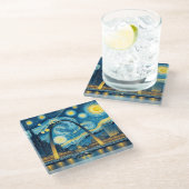 スターリーナイトセントルイス・ミズーリ ガラスコースター (アングル)