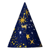スターリーナイトダークブルースカイパーティー帽子 パーティーハット (裏面)