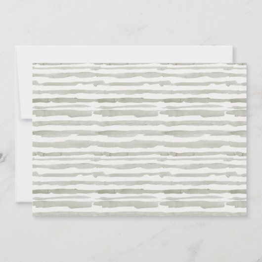 スターリーナイトトロピカルパームカバナウェディング招待状 サンキューカード (裏面)