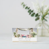 スターリーナイトトロピカルパームビーチカバ結婚ナズ プレイスカード (スタンド正面)