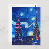 スターリーナイトニューヨーク ポストカード (正面/裏面)