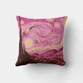 スターリーナイトバイビンセント・ヴァン・ゴッホ クッション (裏面)