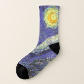 スターリーナイトバイビンセント・ヴァン・ゴッホ ソックス (左外側)
