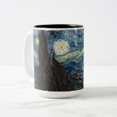 スターリーナイトバイビンセント・ヴァン・ゴッホ ツートーンマグカップ (正面左)