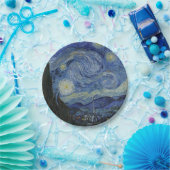 スターリーナイトバイビンセント・ヴァン・ゴッホ ペーパープレート (パーティー)