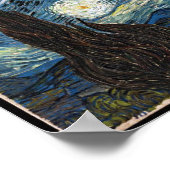 スターリーナイトバイビンセント・ヴァン・ゴッホ ポスター (角)