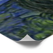 スターリーナイトバイビンセント・ヴァン・ゴッホ ポスター (角)