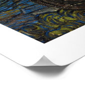 スターリーナイトバイビンセント・ヴァン・ゴッホ ポスター (角)