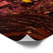 スターリーナイトバイビンセント・ヴァン・ゴッホ ポスター (角)