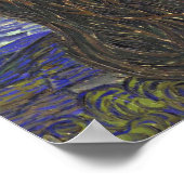 スターリーナイトバイビンセント・ヴァン・ゴッホ ポスター (角)